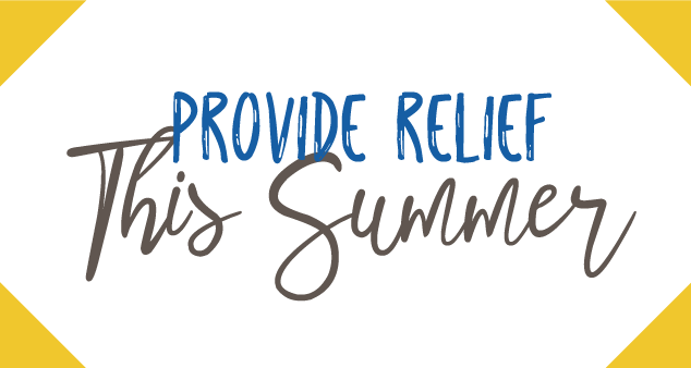 provide relief this summer - text