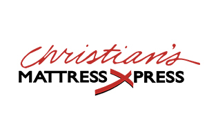 Rescue Mission Alliance logo featuring Christian's Mattress Xpress branding and design.