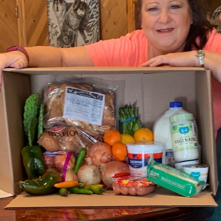 Pantry recipient shares gratitude for food blessing